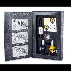 University of Michigan Nail Art Playbook
